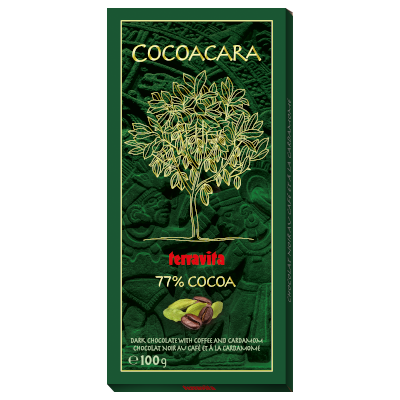 Cocoacara 77% kawa & kardamon